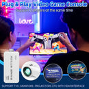 Vídeo Game Stick M15 Pro 4k 64gb Hdmi Com 2 Controles Se Fio +20mil Jogos