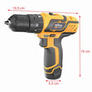 Parafusadeira 12V com maleta e bateria