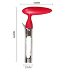 Removedor de Miolos de Aço Inoxidável Para Frutas e Vegetais