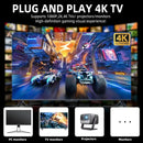 Vídeo Game Stick M15 Pro 4k 64gb Hdmi Com 2 Controles Se Fio +20mil Jogos